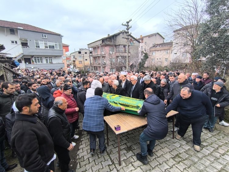 CENAZE TÖRENİNE KATILIM SAĞLADIK...