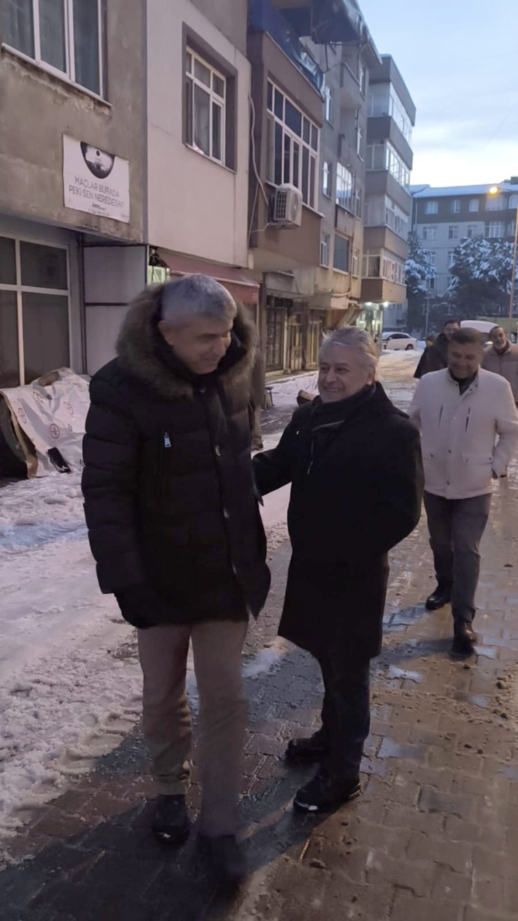BELEDİYE BAŞKANIMIZ SADIK RECEP KARA İNCELEMELERDE BULUNDU...