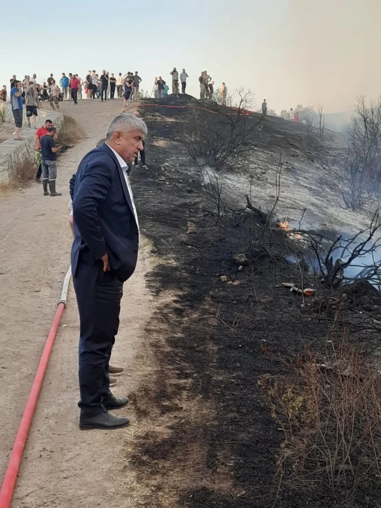 TOPÇALI MAHALLESİNDEKİ YANGINA ANINDA MÜDAHALE EDİYORUZ...